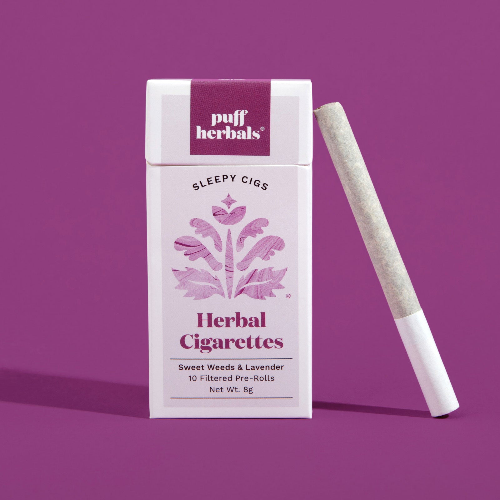 Sleepy Cigs Tobacco-Free Lavender Cigarettes | Puff Herbals