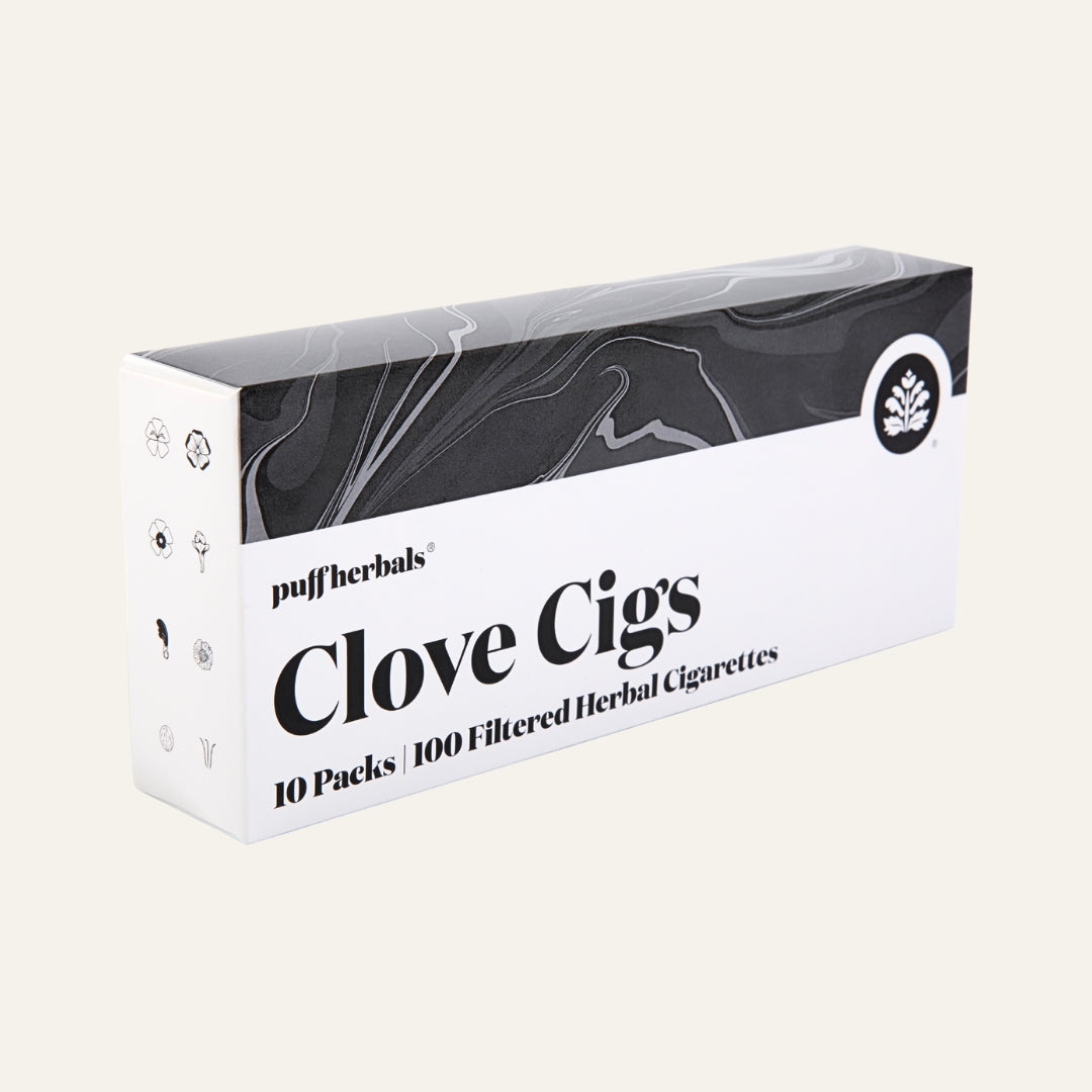 Carton of Herbal Clove Cigarettes | Puff Herbals