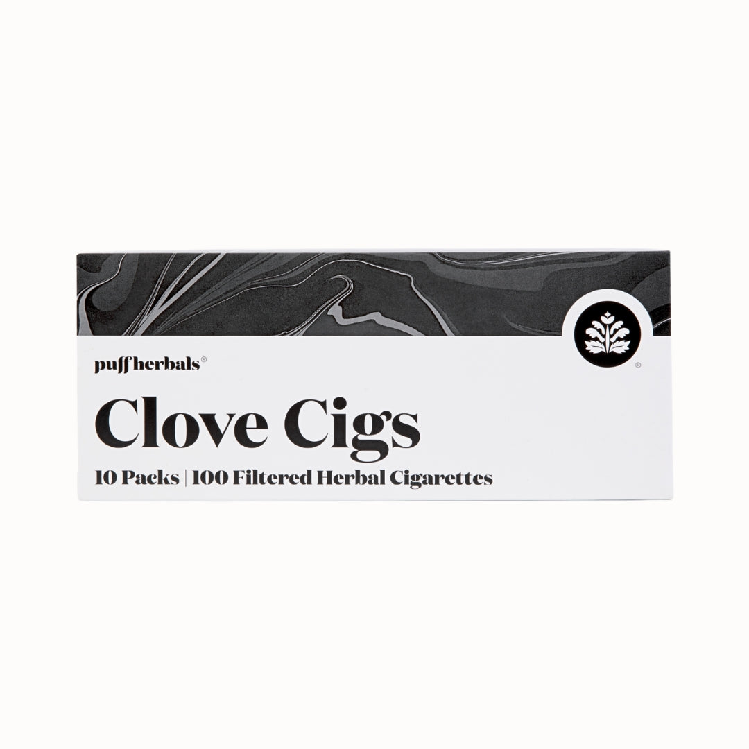 Clove Cigs Carton Herbal Cigarettes by Puff Herbals