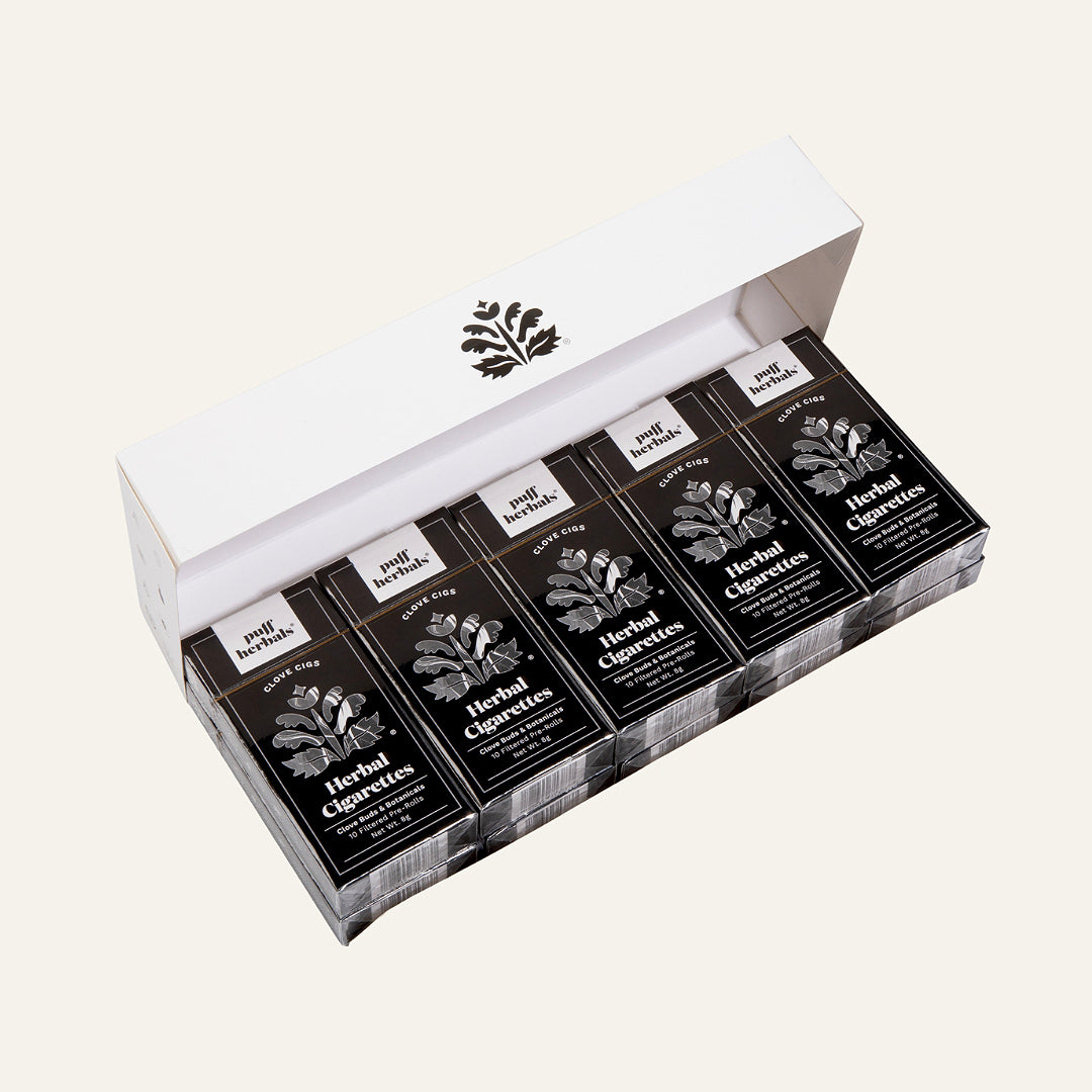 Clove Cigarettes Herbal Tobacco-Free by Puff Herbals