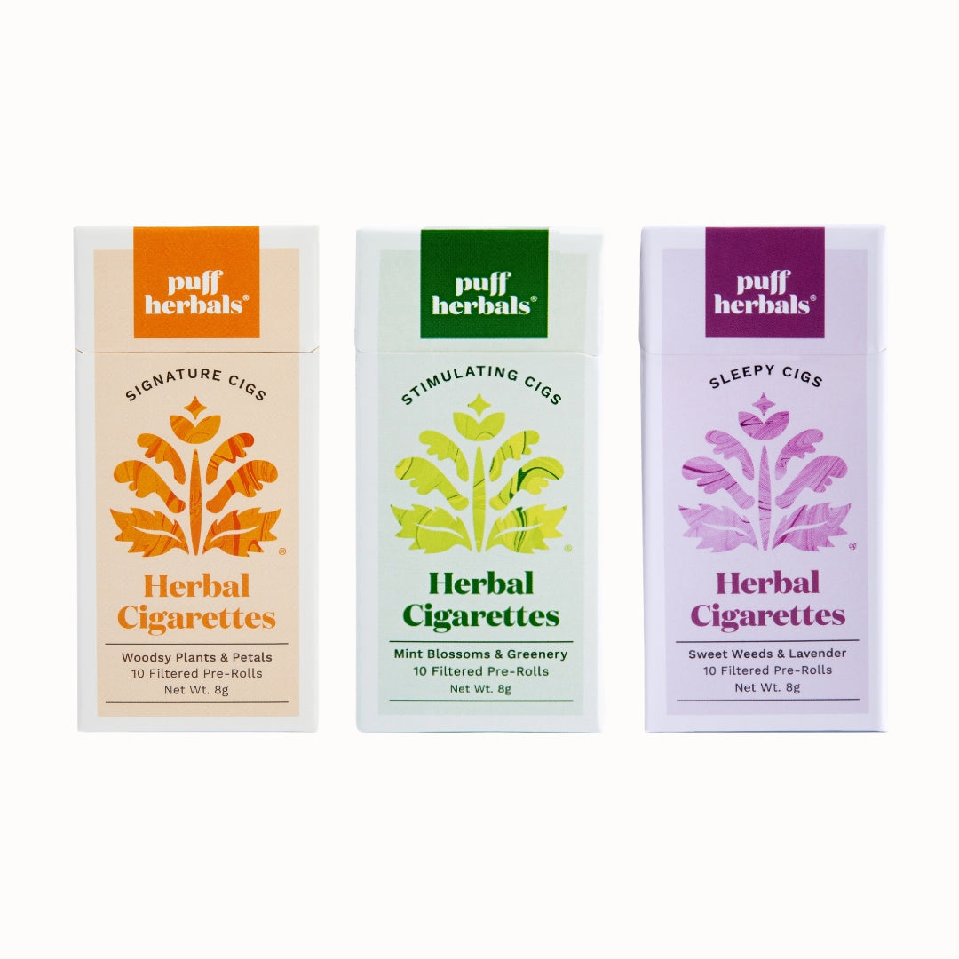 Herbal Cigs Trio Tobacco-Free Herbal Cigarettes | Puff Herbals