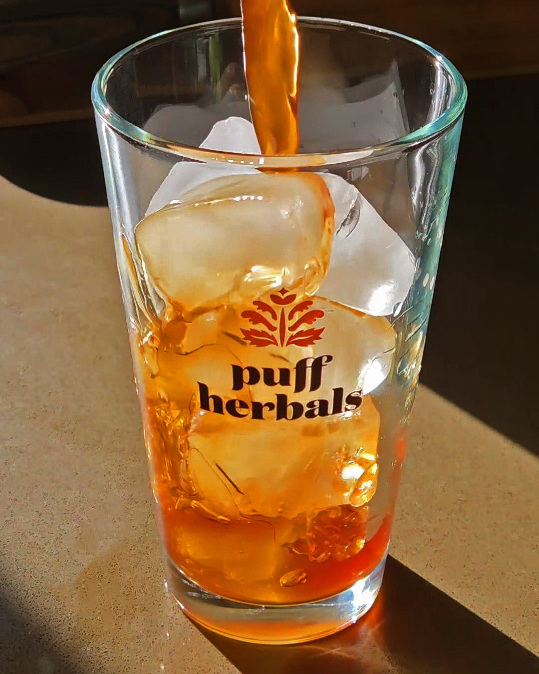 Puff Herbals Pint Glass