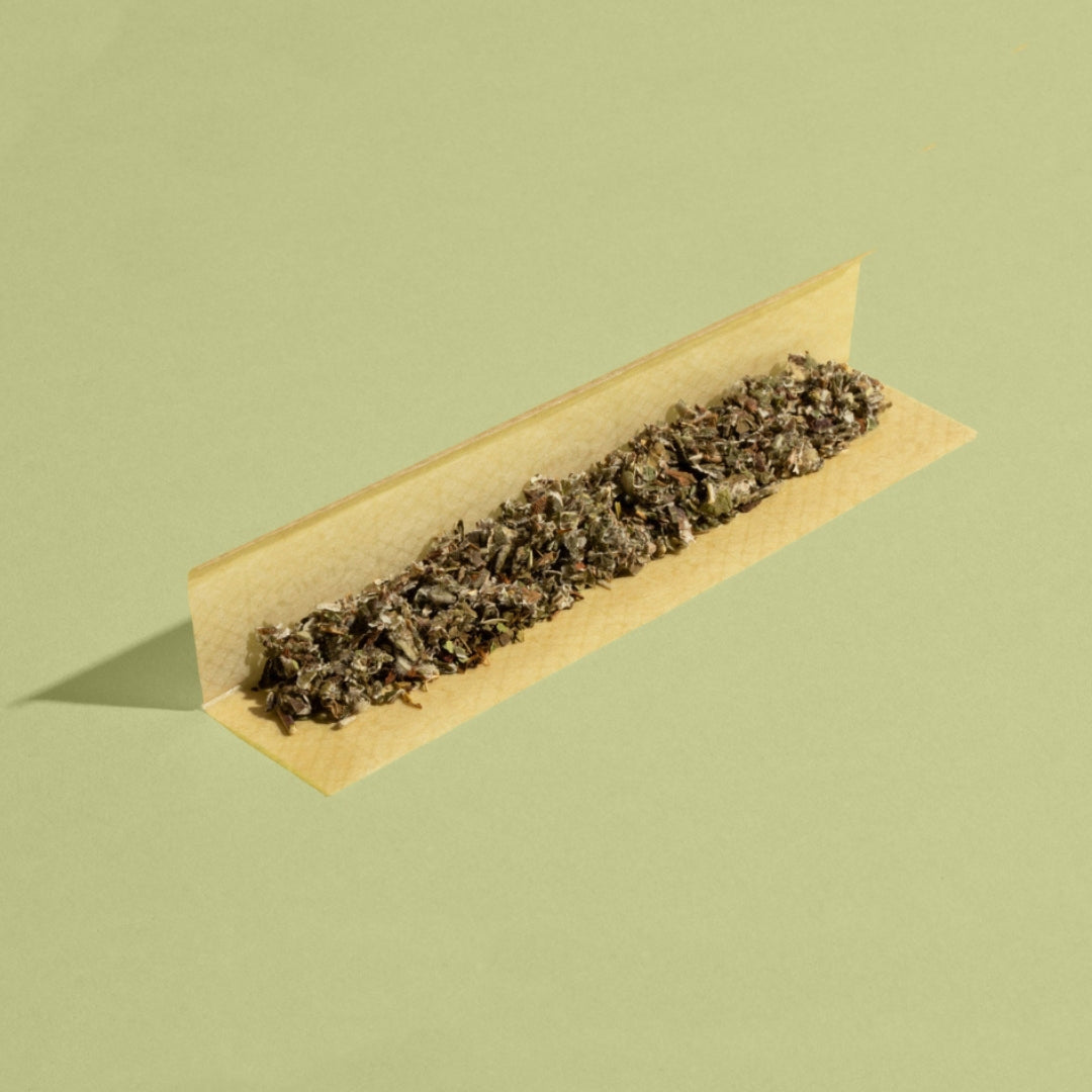 Stimulating Smoke Tobacco-Free Mint Herbal Smoking Blend | Puff Herbals