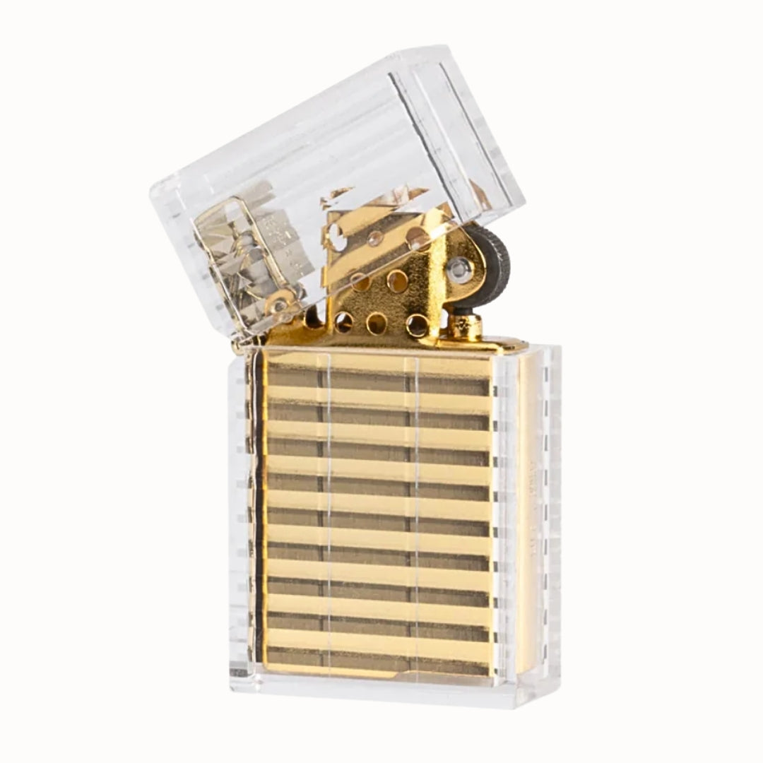 Tsubota Pearl Latitude Clear Hard Edge Lighter