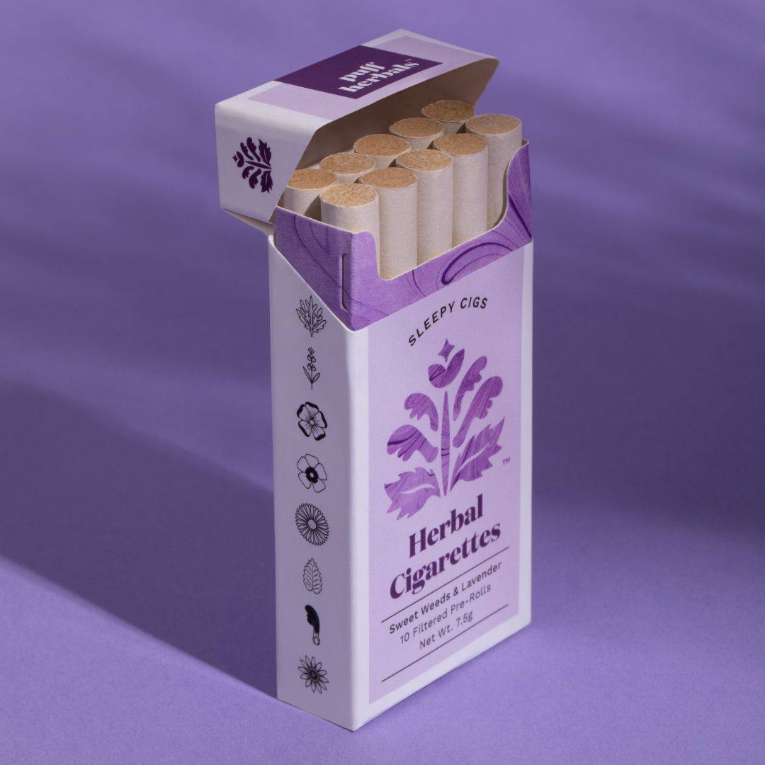 Sleepy Cigs Tobacco-Free Lavender Cigarettes | Puff Herbals