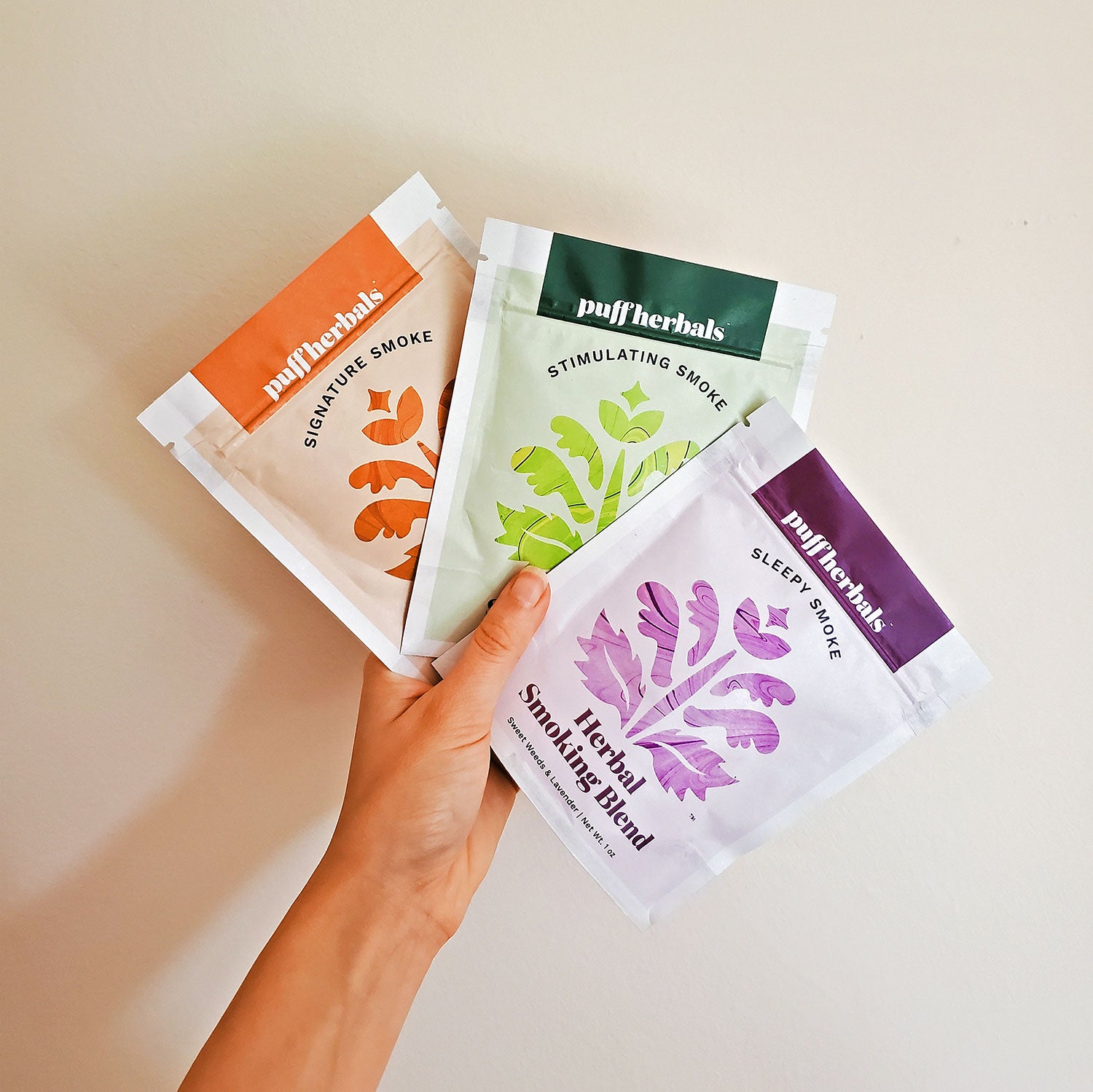 Loose-Leaf Smoke Trio Tobacco-Free Herbal Blends | Puff Herbals