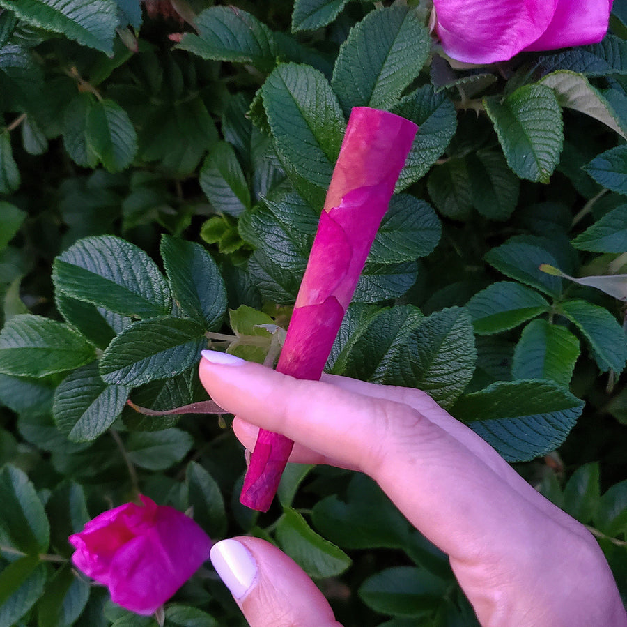 Puff Herbals Organic Rose Petal Smoking Cone