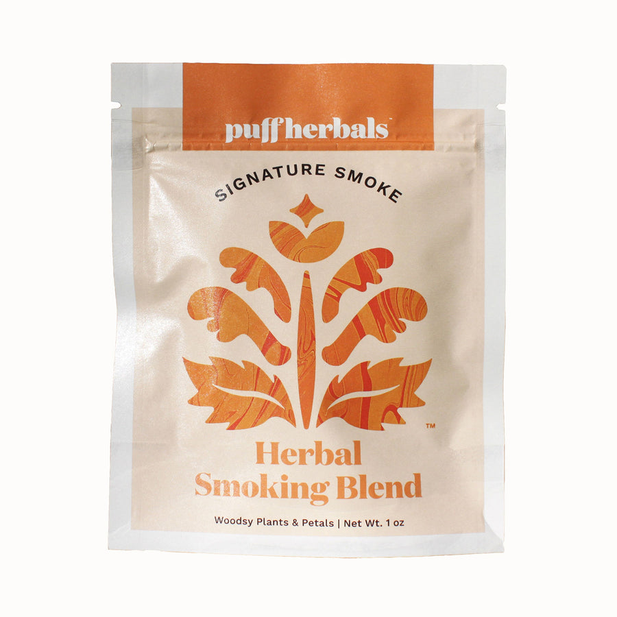Puff Herbals Signature Smoke herbal smoking blend for happiness